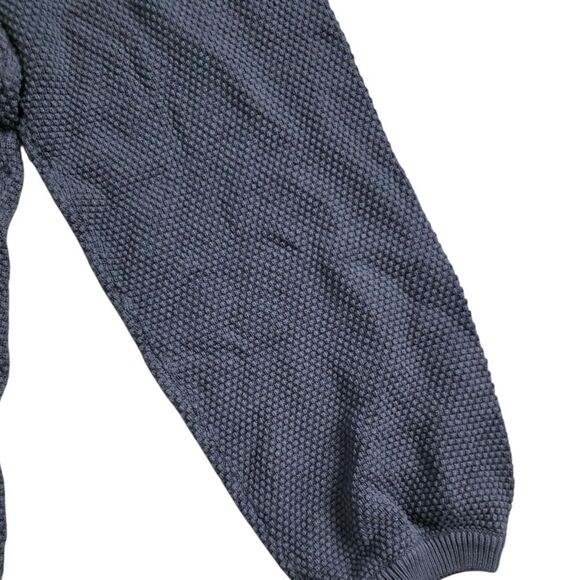 Free People Beach Charcoal Waffle Knit Hailee Cardi Cropped Joggers S - Picture 3 of 4